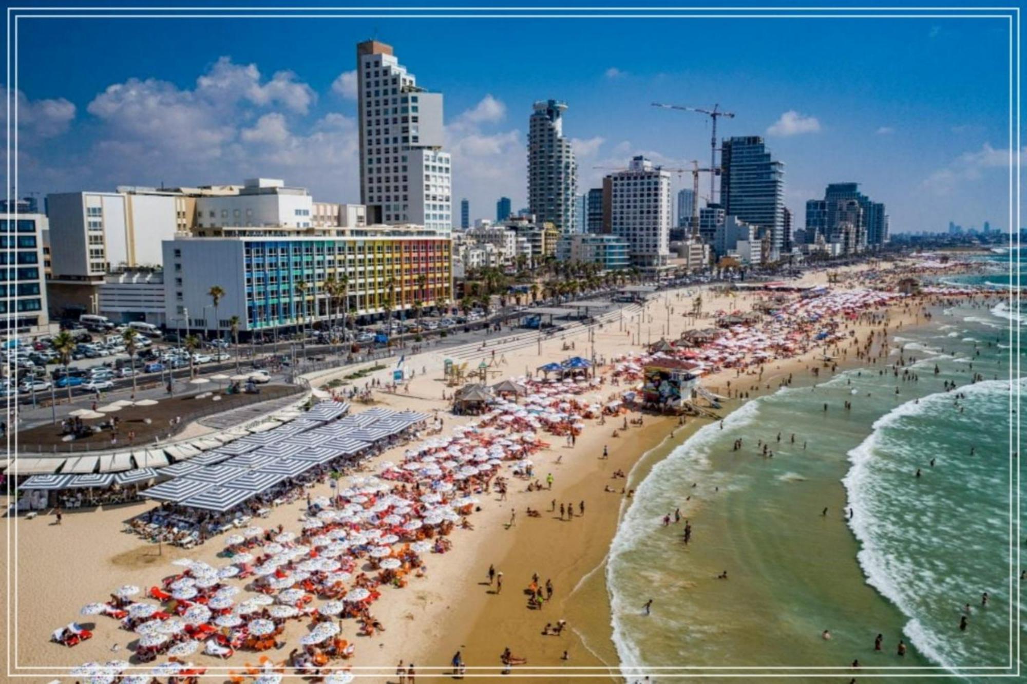Bugrashov Beach 88 Hotel And Spa Tel Aviv Bagian luar foto